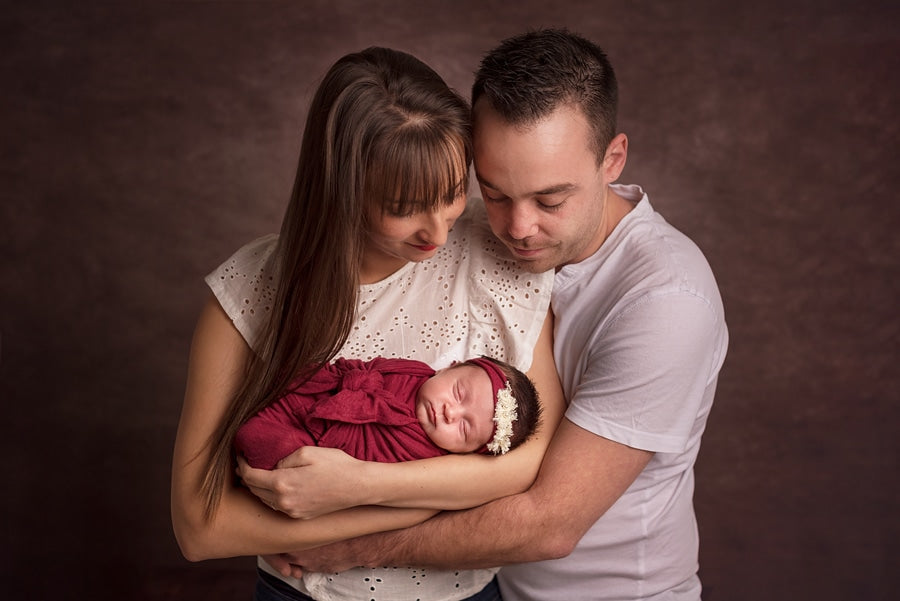 Avezano Dark Chocolate-Brown Abstract Mist Texture Backdrop Master For Portrait Photography-AVEZANO